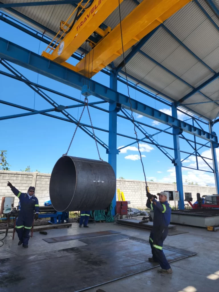 Transporte de una placa rolada