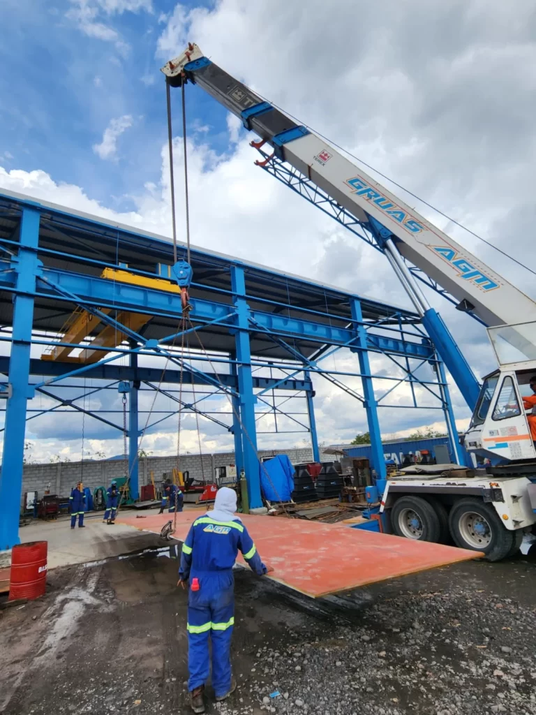 Transporte de una placa para rolado
